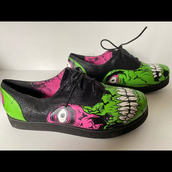 NWOT RARE IRON FIST ZOMBIE CHOMPER CREEPERS - Picture 6 of 8